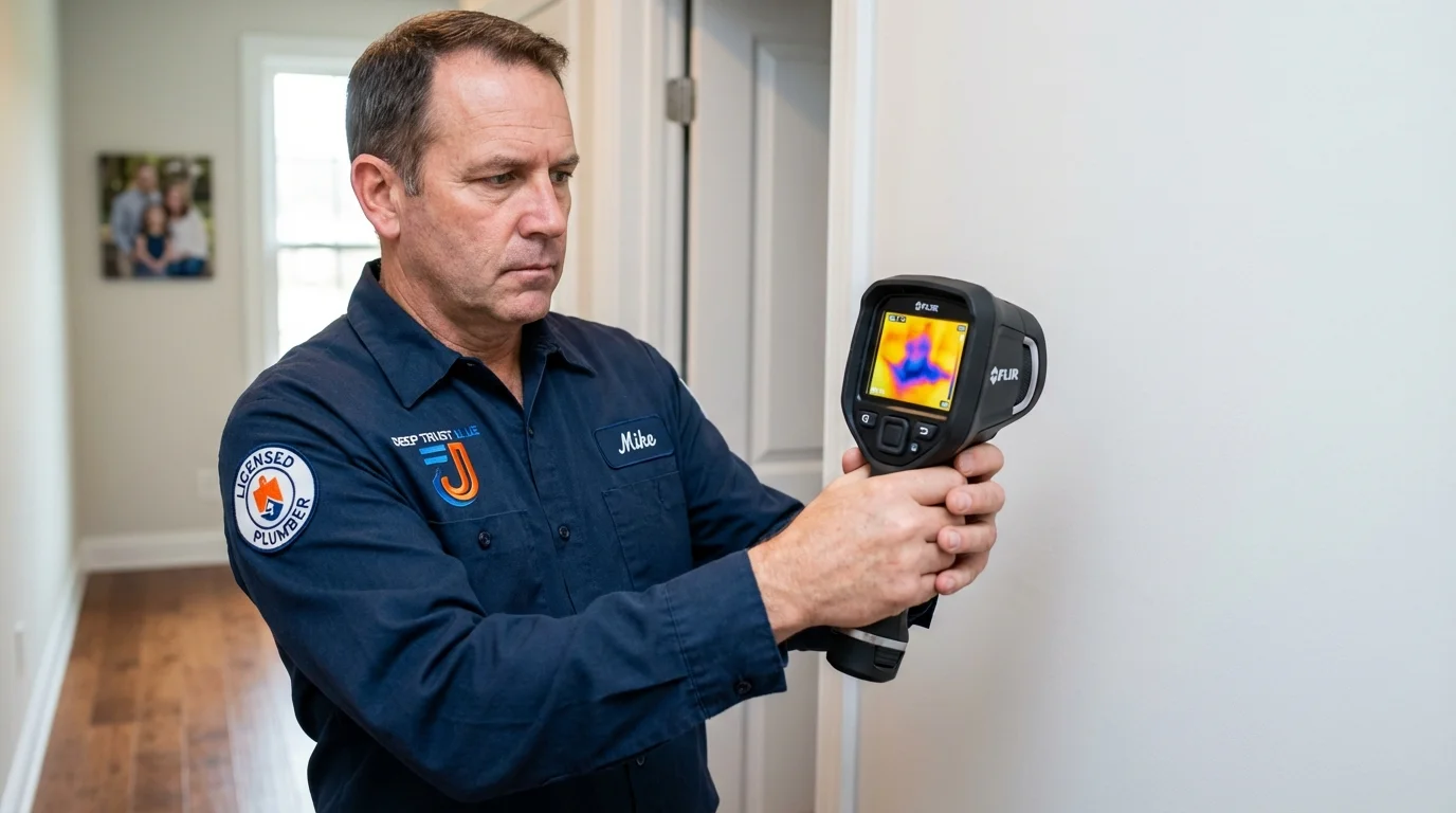 Thermal imaging leak detection by Johns Plumbing LLC in Morris